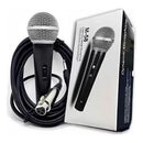 Microfone Com Fio Profissional Metal Cabo 5mts M-58 - Imagem 5
