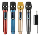 Kit 2 Microfones Sem Fio Profissional Uhf Led Com Receptor - Imagem 1