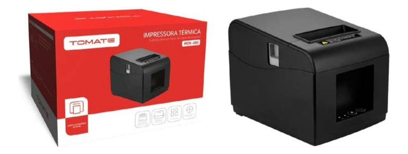 Impressora Térmica Não Fiscal 80mm Usb Rede Com Guilhotina Tomate MDK-080 Cor Preto - Imagem 2