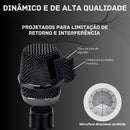 Kit 2 Microfones Sem Fio Profissional Uhf Led Com Receptor - Imagem 10