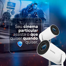 Projetor Smart 4k Portátil Wifi 1080p Hd Hy300 Bluetooth Usb Cor Branco - Imagem 9