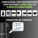 Kit 2 Microfones Sem Fio Profissional Uhf Led Com Receptor - Imagem 5