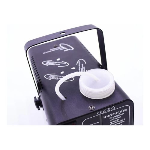 Maquina De Fumaça 600w 3 Leds Rgb Com Controle Cor Preto - Imagem 2