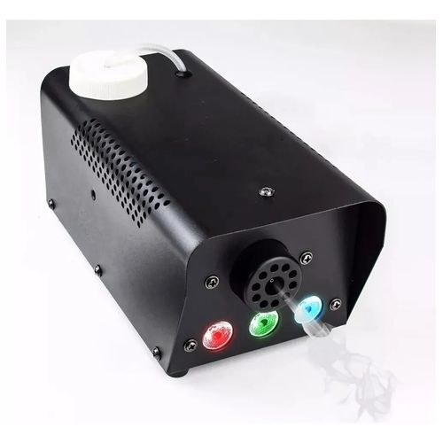 Maquina De Fumaça 600w 3 Leds Rgb Com Controle Cor Preto - Imagem 4