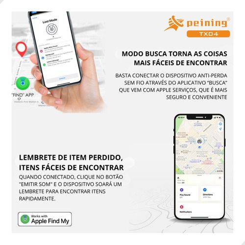Localizador Anti-perda Itag Compativel Com iPhone - Imagem 5