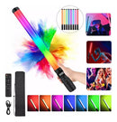 Bastão De Led Rgb Iluminação Fotográfica Pro Com Controle 2500k-6500k Efeitos De Tubo Regu Cor Da Estrutura Fix Bastão De Luz De Preenchimento - Imagem 1