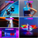 Bastão De Led Rgb Iluminação Fotográfica Pro Com Controle 2500k-6500k Efeitos De Tubo Regu Cor Da Estrutura Fix Bastão De Luz De Preenchimento - Imagem 7