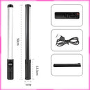 Bastão De Led Rgb Iluminação Fotográfica Pro Com Controle 2500k-6500k Efeitos De Tubo Regu Cor Da Estrutura Fix Bastão De Luz De Preenchimento - Imagem 9