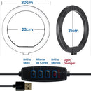 Ringlight Grande Led Luz Profissional 12pol Foto Tripé 2.1m - Imagem 4