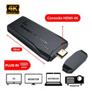 Game Stike Adaptador Hdmi Tv  4k C/15 Mil Jogos +2 Controles - Imagem 3