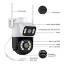 Wifi Smart Camera A28 Externa Cor Branco/preto - Imagem 9
