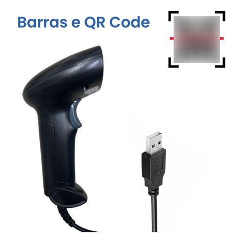 Leitor De Codigo Barras 1d 2d Qr Code Produtos Pratico - Imagem 4