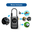 Calibrador Compressor Bomba De Ar Portátil Digital Encher Pneu Carro Moto Bike Bicicleta Bola Piscina Inflável Lumi RFe:34506 - Imagem 2
