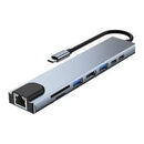 Hub  Dock Thunderbolt Hdmi, Vga, Usb 3 Tipo C 8 Em 1 - Imagem 2