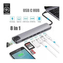 Hub  Dock Thunderbolt Hdmi, Vga, Usb 3 Tipo C 8 Em 1 - Imagem 5