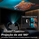 Mini Projetor Portátil Hy320 4k Smart Wifi Cor Preto - Imagem 6