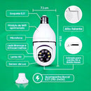 Camera De Segurança Ip Inteligente Lampada Panoramica App Yoosee Wifi Espiã Giratoria 360º Fergusom Branco - Imagem 5