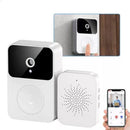 Camera campainha de vídeo sem fio com câmera bateria recarregável cor preto e branco - Imagem 3