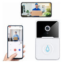 Camera campainha de vídeo sem fio com câmera bateria recarregável cor preto e branco - Imagem 4