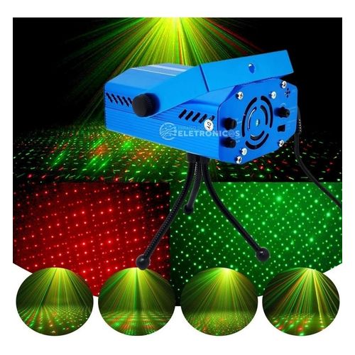 Laser Jogo De Luz Led Raios Holográfico Super Potente - Imagem 5